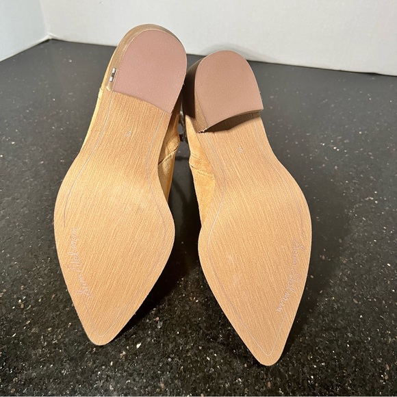 Sam Edelman Leonia Pointed Toe Golden Caramel Bootie Size 8 - Picture 7 of 11